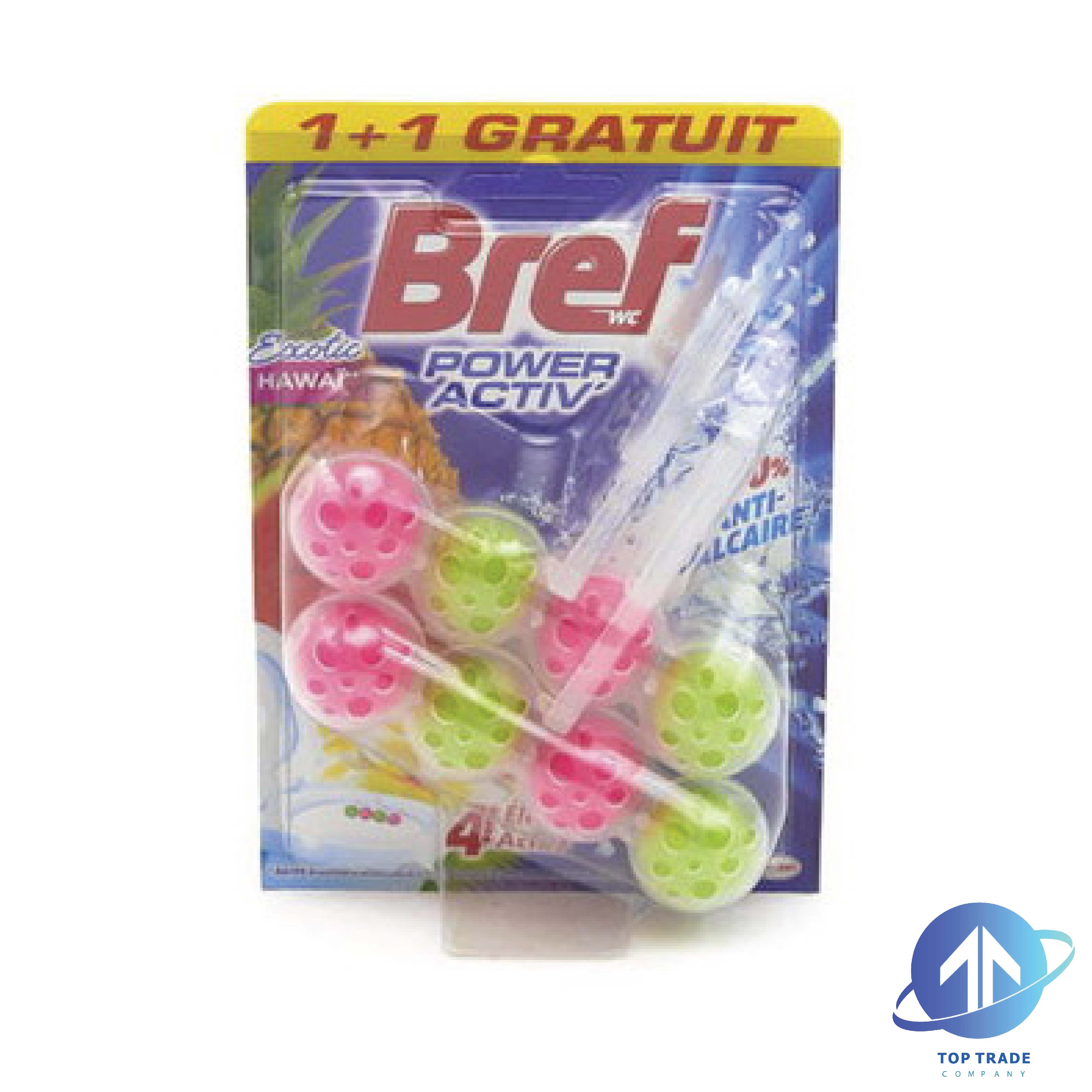 Bref Toilet block power aktiv Exotic Hawaï 2x50gr